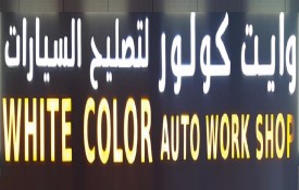 White Color Auto Repair Workshop